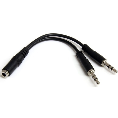 Startech.Com 3.5mm 4 Position to 2x 3 Position 3.5mm Headset Splitter Adapter - F/M