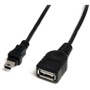 Startech.Com 1 ft Mini USB 2.0 Cable - USB A to Mini B F/M
