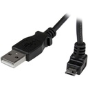 Startech.Com 1m Micro USB Cable - A to Up Angle Micro B