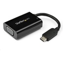 Startech.Com USB-C to VGA Adapter with USB Power Delivery - 60 Watts - Black