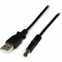 Startech.Com 1m USB to Type N Barrel 5V DC Power Cable - USB A to 5.5mm DC