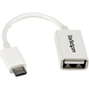 Startech.Com 5in White Micro USB to USB OTG Host Adapter M/F