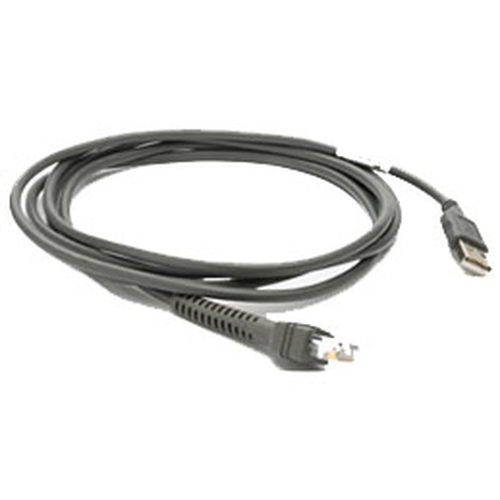 Zebra Cable - USB: Series A Connector, 7ft. (2.1m) Straight