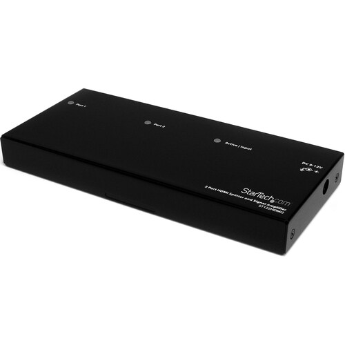 Startech.Com 2-Port HDMI Splitter And Signal Amplifier
