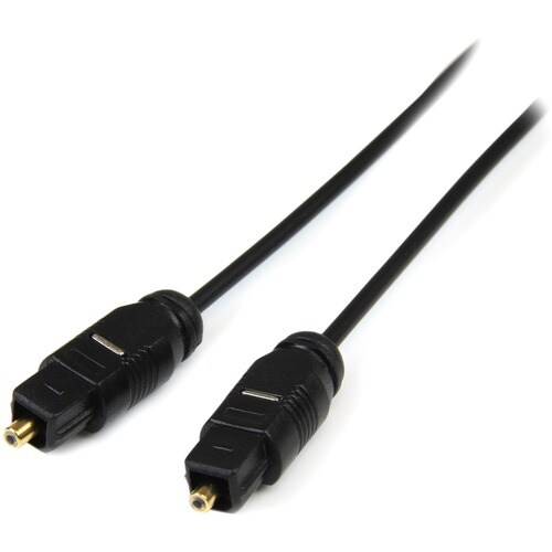 Startech.Com 15 ft Thin Toslink Digital Optical SPDIF Audio Cable