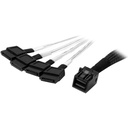 Startech.Com 1m Internal Mini SAS to SATA Cable - SFF-8643 to 4x SATA