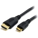 Startech.Com 0.5m High Speed HDMI Cable with Ethernet- HDMI to HDMI Mini- M/M