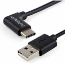 Startech.Com USB-A to USB-C Cable - Right-Angle - M/M - 1 m (3 ft.) - USB 2.0