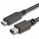 Startech.Com 1.8m / 6 ft USB-C to Mini DisplayPort Cable-USB C to mDP Cable-4K 60Hz-Black