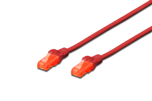 Digitus CAT 6 U-UTP  0.25 M  KIRMIZI
