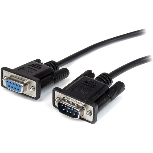 Startech.Com 0.5m Black Straight Through DB9 RS232 Serial Cable - M/F