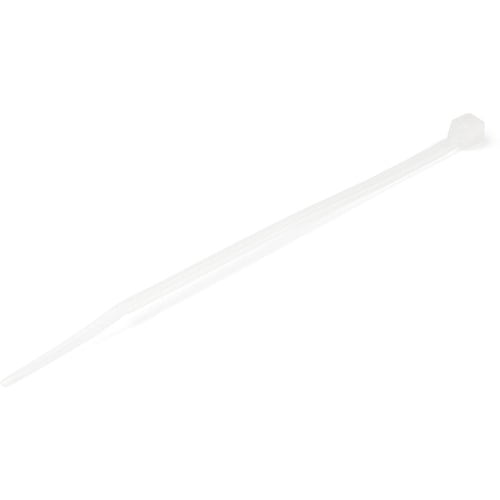 Startech.Com 100 Pack 4" Cable Ties - White Small Nylon/Plastic Zip Tie