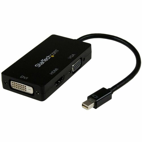 Startech.Com Travel A/V adapter: 3-in-1 Mini DisplayPort to VGA DVI or HDMI Converter