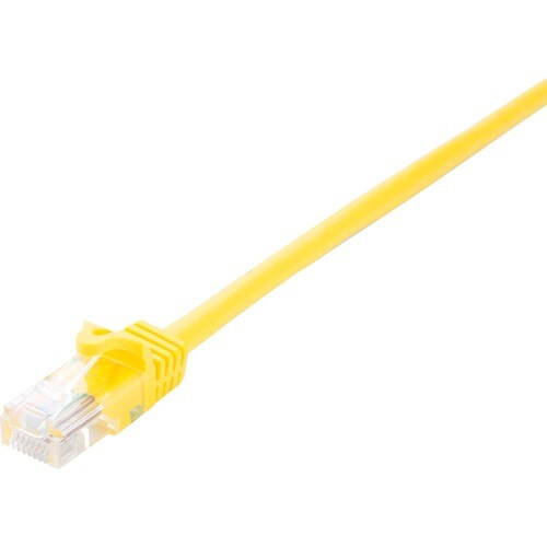 V7 Yellow Cat6 Unshielded (UTP) Cable RJ45 Male to RJ45 Male 1m 3.3ft