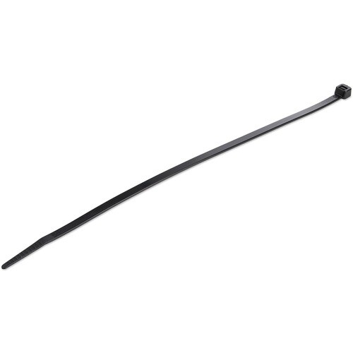 Startech.Com 100 Pack 10" Cable Ties - Black Extra Large Nylon/Plastic Zip Tie