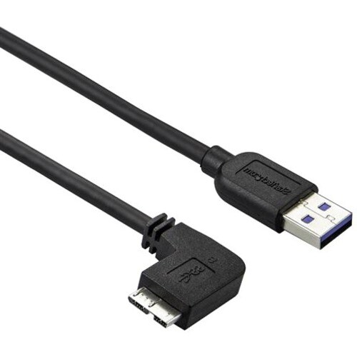 Startech.Com Slim Micro USB 3.0 Cable - Left-angle Micro-USB - 1m (3ft)