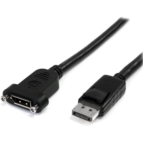 Startech.Com 3 ft Powered DisplayPort Panel Mount Cable