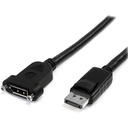Startech.Com 3 ft Powered DisplayPort Panel Mount Cable