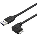 Startech.Com Slim Micro USB 3.0 Cable - Right-Angle Micro-USB - 2m (6ft)