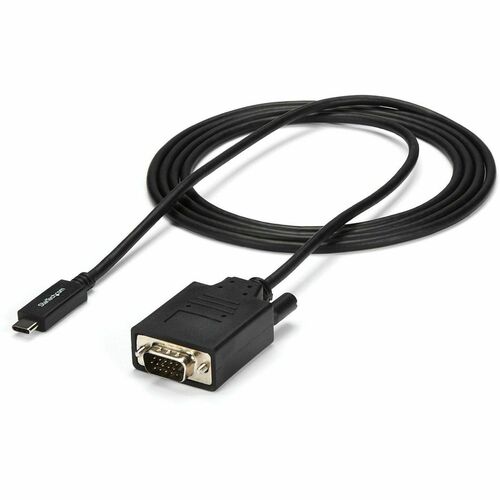 Startech.Com 2m / 6 ft USB C to VGA Cable - USB Type C to VGA - 1920 x 1200 - Black