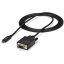 Startech.Com 2m / 6 ft USB C to VGA Cable - USB Type C to VGA - 1920 x 1200 - Black