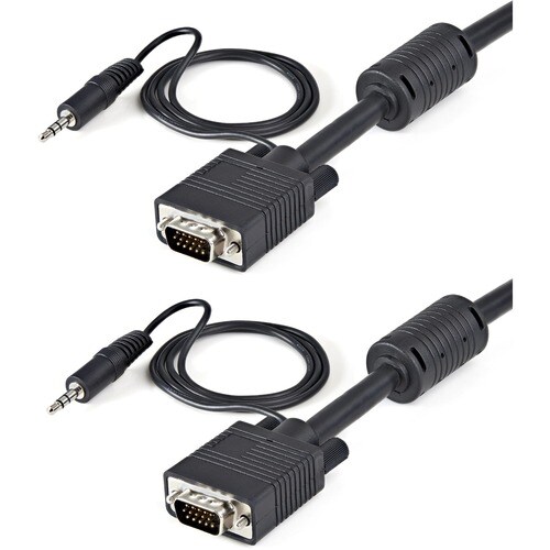 Startech.Com 2m Coax High Resolution Monitor VGA Cable with Audio HD15 M/M