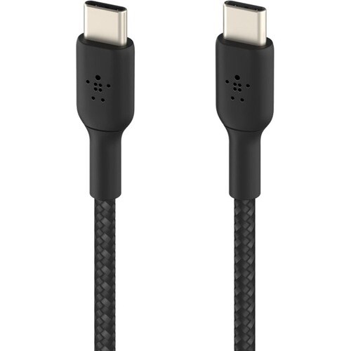 Belkin Braided USB-C to USB-C Cable (1m / 3.3ft, Black)
