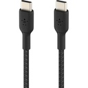 Belkin Braided USB-C to USB-C Cable (1m / 3.3ft, Black)