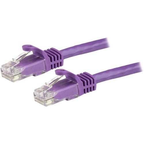 Startech.Com 15m Purple Gigabit Snagless RJ45 UTP Cat6 Patch Cable - 10 m Patch Cord