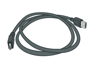 Zebra USB-A Cable, 2M (6.5 ft.)