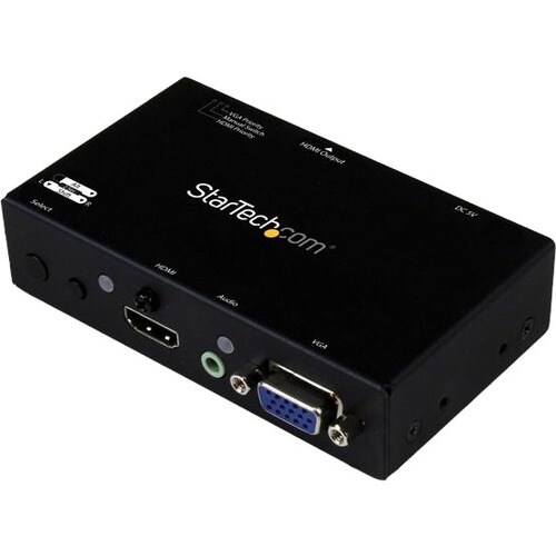 Startech.Com 2x1 HDMI+VGA to HDMI Converter Switch w/ Automatic and Priority Switching-1080p