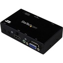 Startech.Com 2x1 HDMI+VGA to HDMI Converter Switch w/ Automatic and Priority Switching-1080p