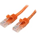 Startech.Com 3 m Orange Cat5e Snagless RJ45 UTP Patch Cable - 3m Patch Cord