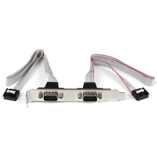 Startech.Com 2 Port 16in DB9 Serial Port Bracket to 10 Pin Header