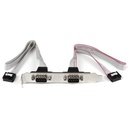 Startech.Com 2 Port 16in DB9 Serial Port Bracket to 10 Pin Header