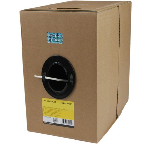 Startech.Com 1000 ft Bulk Roll of White CMR Cat5e Solid UTP Riser Cable