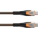 Urban Armor Gear SRGE 3.2 USB-C 20Gbps 240W Power Cable - Black/Orange