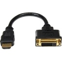 Startech.Com 8in HDMI to DVI-D Video Cable Adapter - HDMI Male to DVI Female