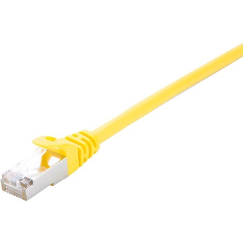V7 Yellow Cat6 Shielded (STP) Cable RJ45 Male to RJ45 Male 1m 3.3ft