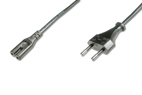DIGITUS POWER CORD EURO-C7 M/F  18M H03V