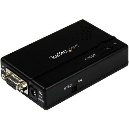 Startech.Com High Resolution VGA to Composite or S-Video Signal Converter