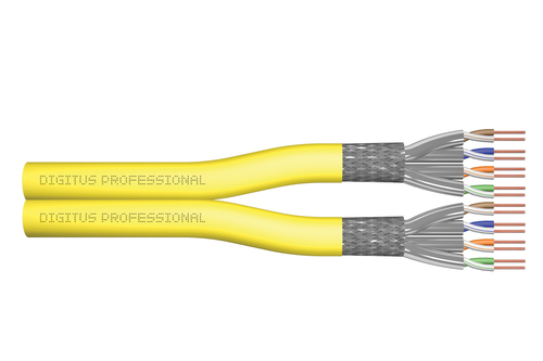 Digitus Cat 7a S/FTP installation cable, 500 m, Duplex, B2ca