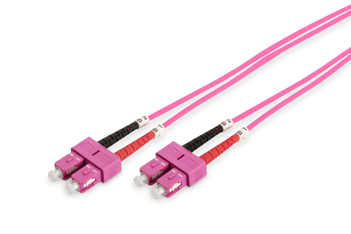 Digitus Fiber Optic Multimode Patch Cord, OM4, SC / SC