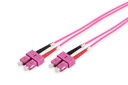 Digitus Fiber Optic Multimode Patch Cord, OM4, SC / SC