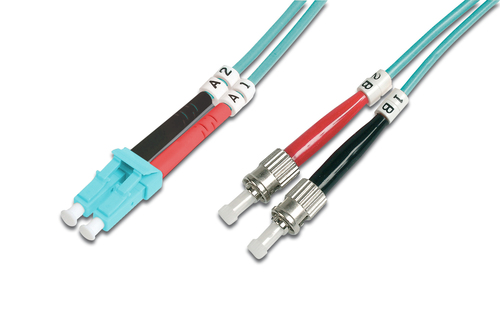 Digitus LC / ST Fiber-Optic Patch Cable, Duplex