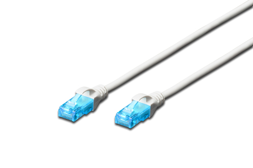 Digitus CAT5e U-UTP pat.cable 1m white