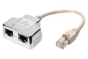 Digitus CAT 5E 2X 1:1 PATCH CABLE ADAPTER SHI