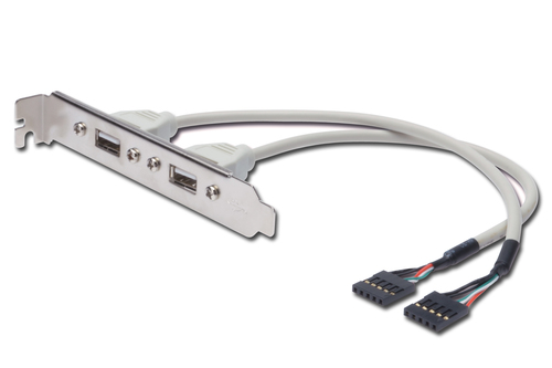 Digitus USB SLOT BRACKET CABLE 2X TYPE A-2X5PIN