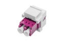 Digitus Fiber LC-duplex coupler MM-OM4