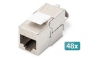 Digitus CAT 6A Keystone Jack shielded 48 pcs.